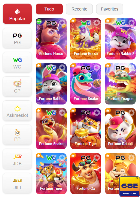 Experiência de Jogos 68e.com